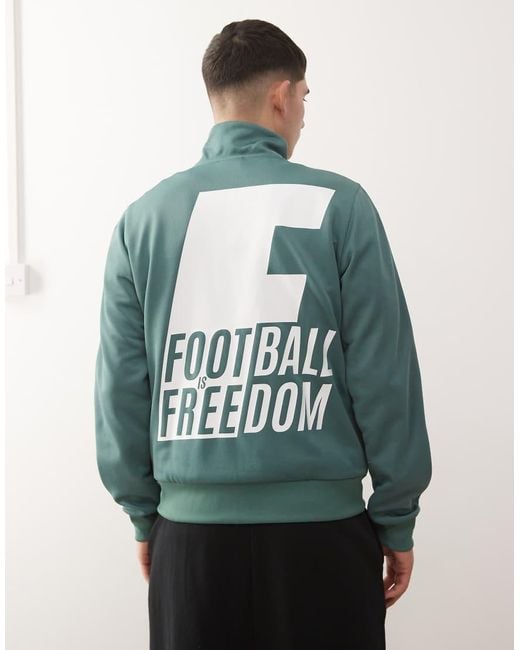 Adidas Originals Green Adidas Football Jamaica Bob Marley Tracktop