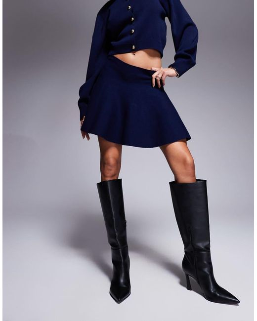 Minigonna A Pieghe di ASOS in Blue