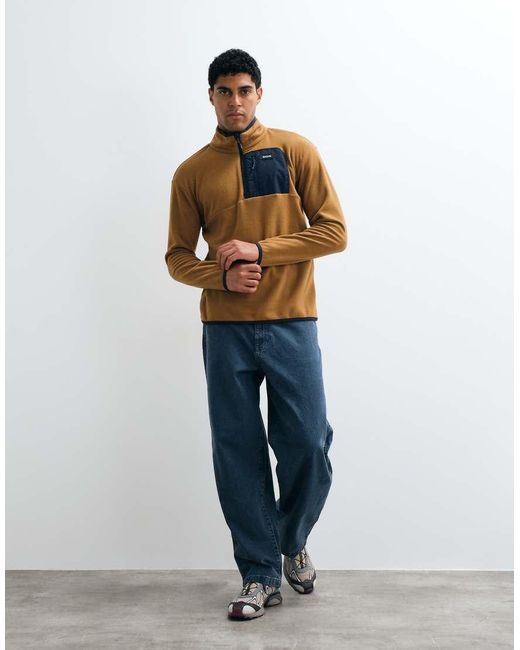 Regatta Brown Frankie Half Zip Fleece for men