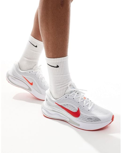Nike White Journey Run Trainers for men