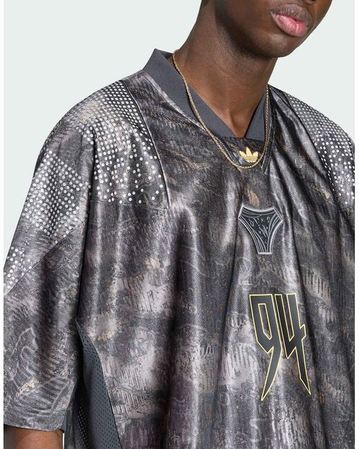 Adidas Originals Gray Adilenium Season 5 Eqt Jersey for men