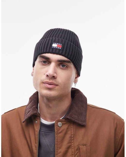 Gorro Core De Tommy Hilfiger de hombre de color Black