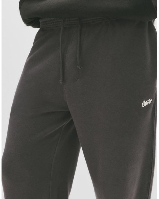 Pull&Bear Green Stwd Tracksuit Bottoms for men
