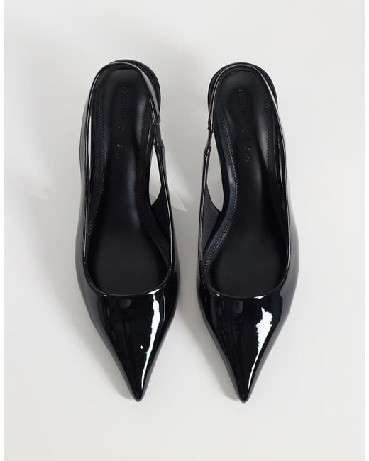 ASOS White Signature Kitten Heeled Shoes