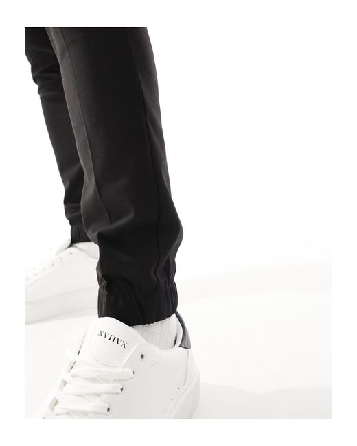 Pantalon ajusté habillé ASOS pour homme en coloris White