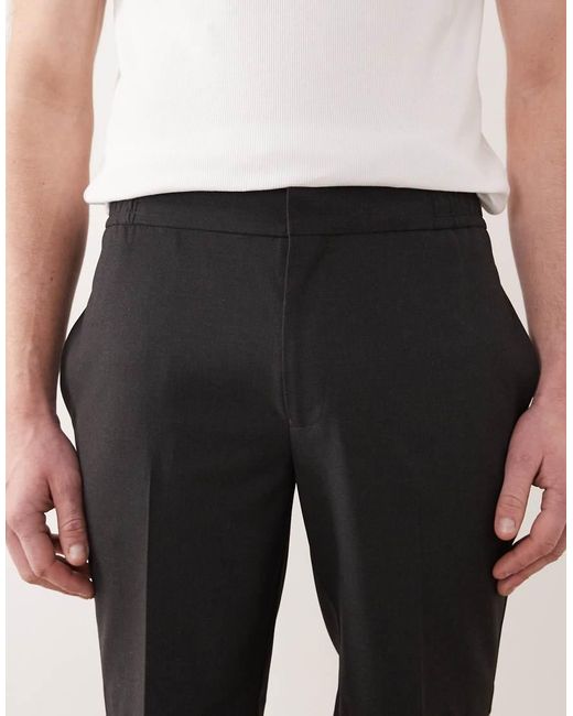 ASOS White Tailored Comfort Stretch Slim Shorts for men