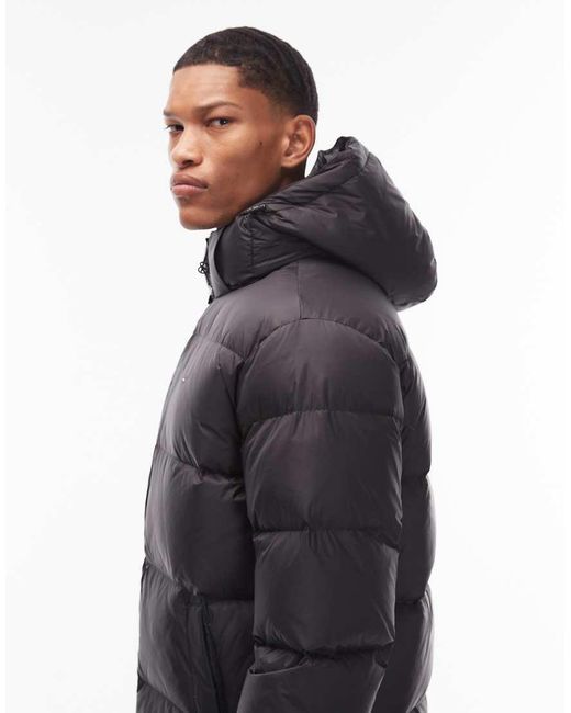 Tommy Hilfiger Blue Essential Down Long Puffer Jacket for men