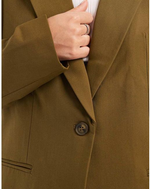 ASOS Green Relaxed Blazer