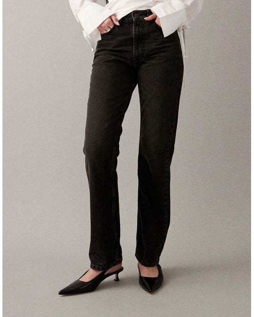 ASOS Gray 90s Straight Jeans