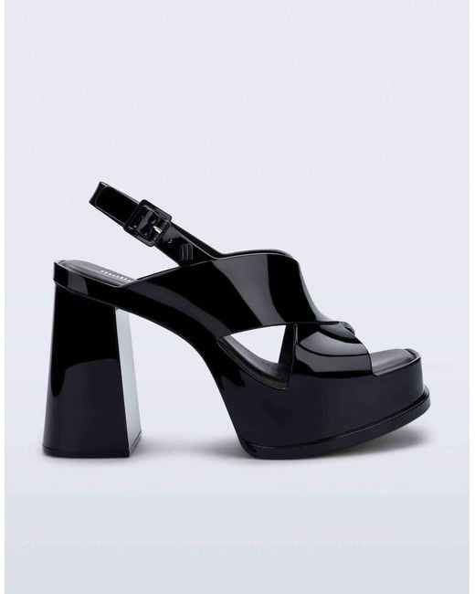 Melissa Black Dance Platform Heel