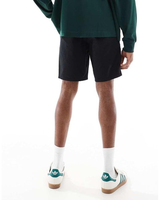Only & Sons Green Linen Mix Tie Waist Shorts for men