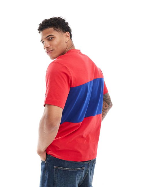 Champion – rochester – college-t-shirt in Red für Herren