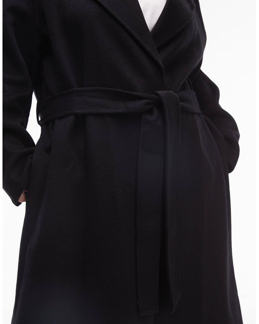 Mango Black Curve – wollmantel