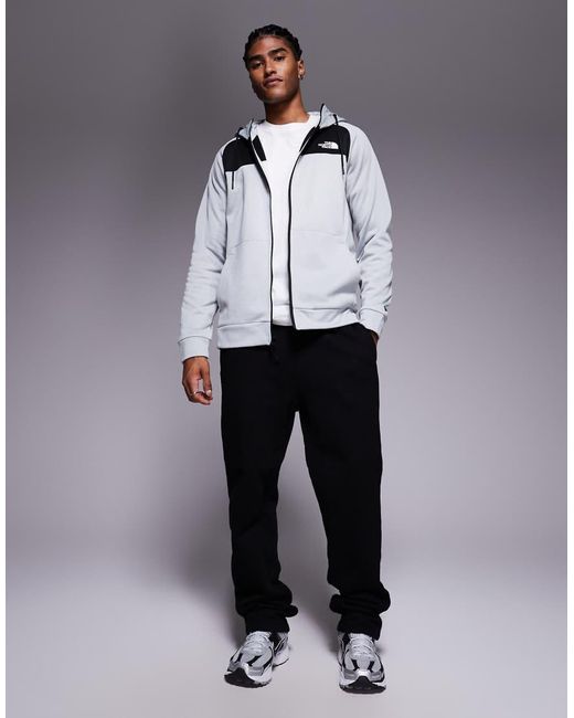 The North Face Gray Reaxion Fleece Hoodie for men