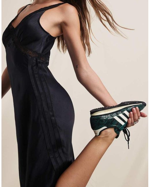 adidas Originals x ASOS Black Satin Dress