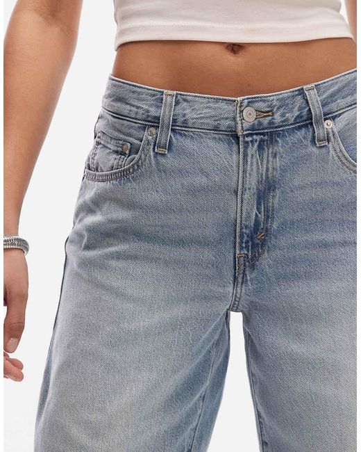 Levi's Blue baggy Dad Jort