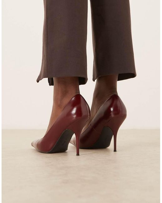 ASOS Natural Perth Pointed Toe Stiletto High Heel Pumps
