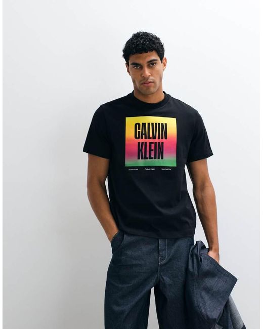 Pride Calvin Klein de hombre de color Black