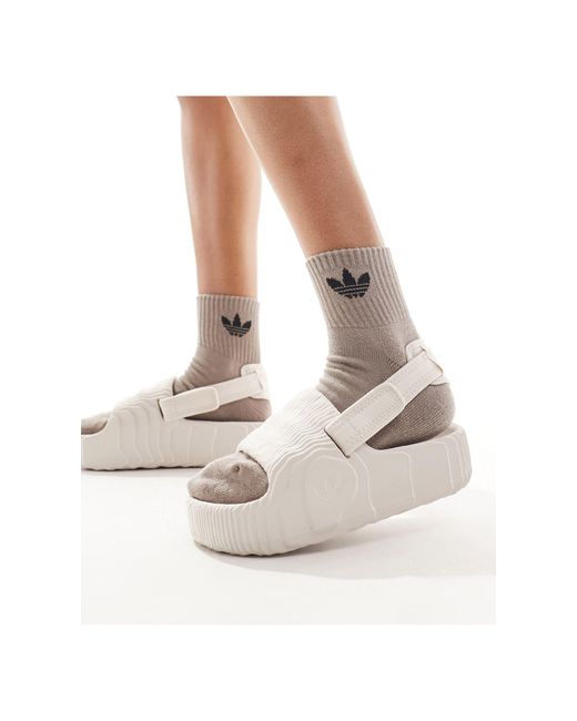 Adidas Originals White – adilette 22 xlg – slider
