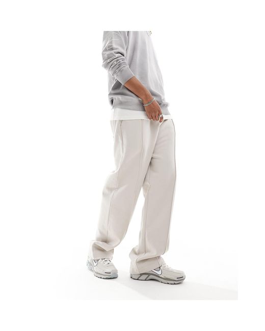 ASOS – schwere jogginghose in White für Herren