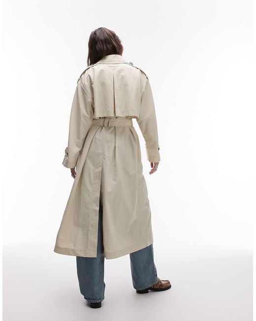 Tommy Hilfiger White – leichter oversize-trenchcoat