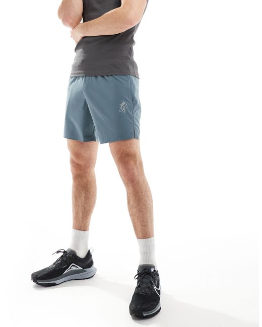 Gym King Blue Energy 7 Inch Shorts for men