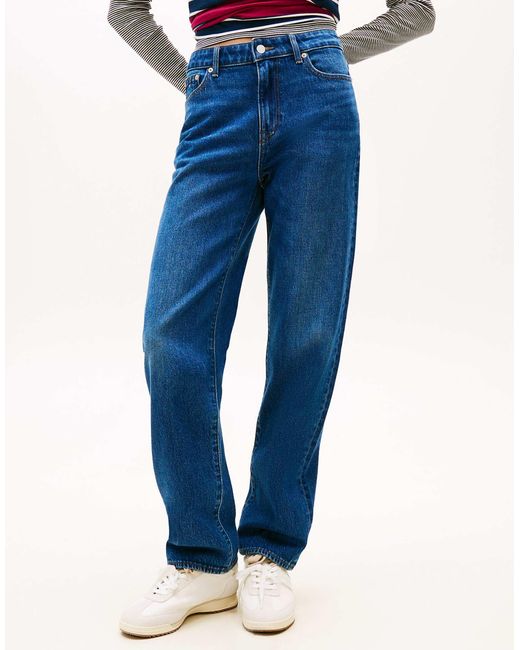 Tommy Hilfiger Blue – schmal und gerade geschnittene jeans