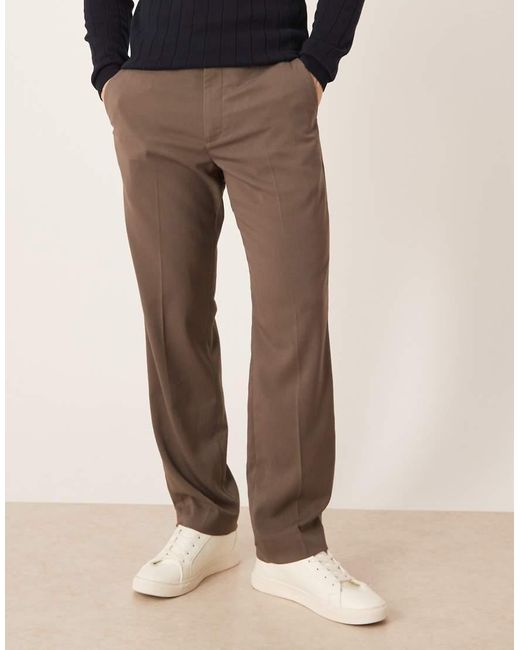 Mango Elegante Broek in het Brown voor heren