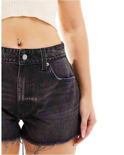 ASOS Blue Hourglass – locker geschnittene jeans-shorts