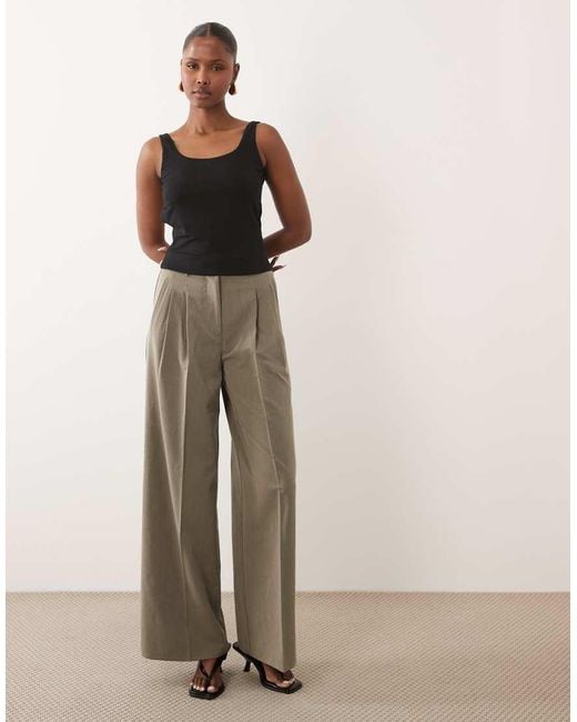 Oh Polly Natural Modal Open Tie Back Top