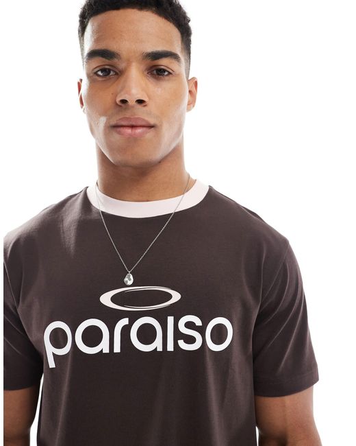 ASOS – kurzes t-shirt in Gray für Herren