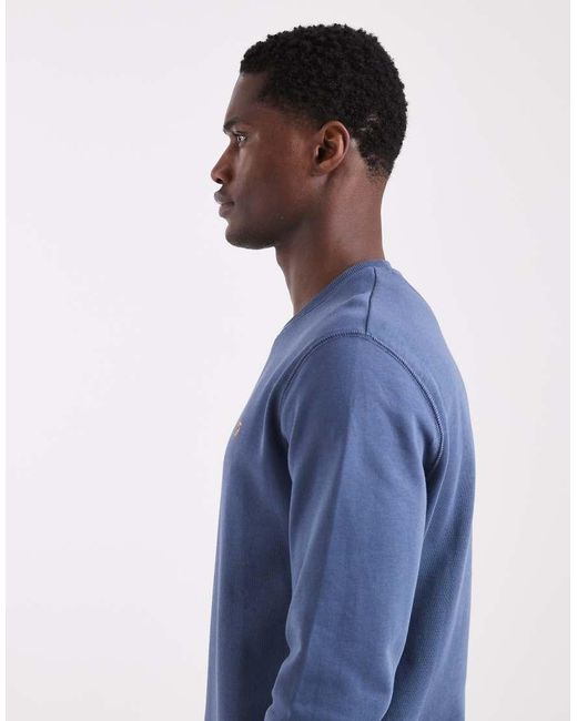 Farah Blue Tim Crewneck Sweatshirt for men