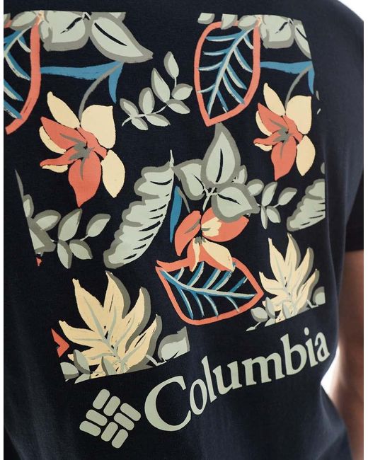 Columbia Blue North Cascades T-shirt for men