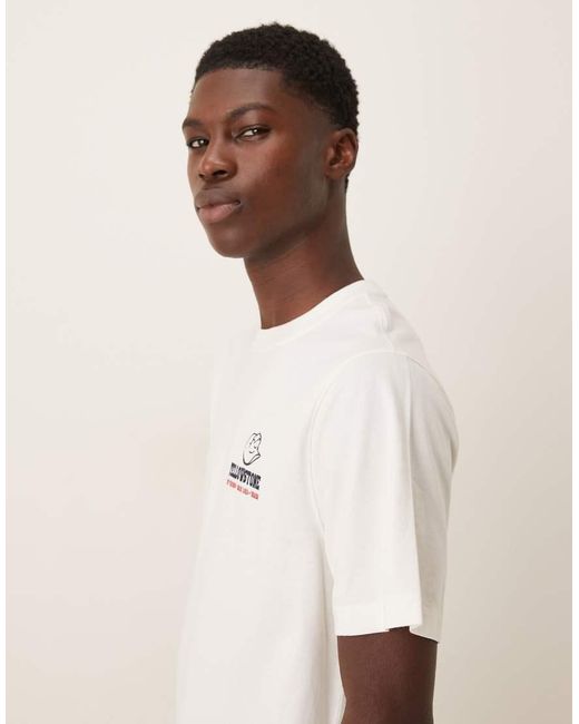 Camiseta Blanca Con Gráfico De Estilo Wéstern De Abercrombie & Fitch de hombre de color Natural