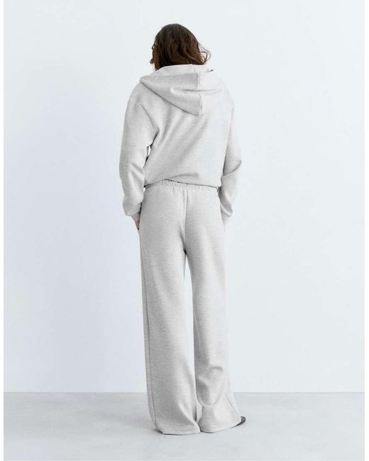 Pull&Bear Gray Balloon Hoodie