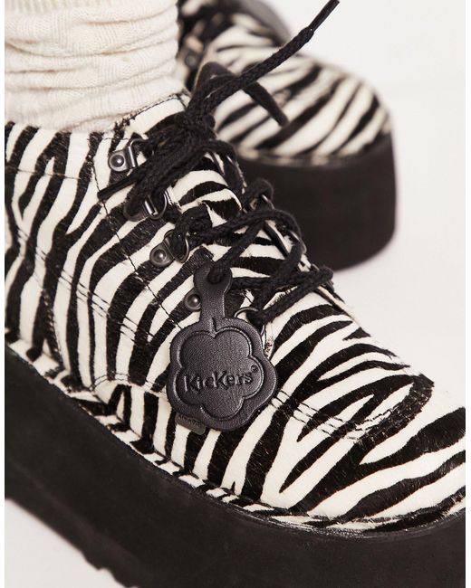 White platform cheap kickers