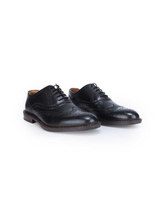Thomas Crick Brown 'Waldew' Leather Oxford Formal Lace-Up Shoes for men