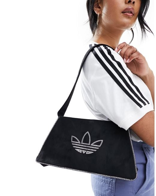 adidas Originals schultertasche in WeiB Lyst DE