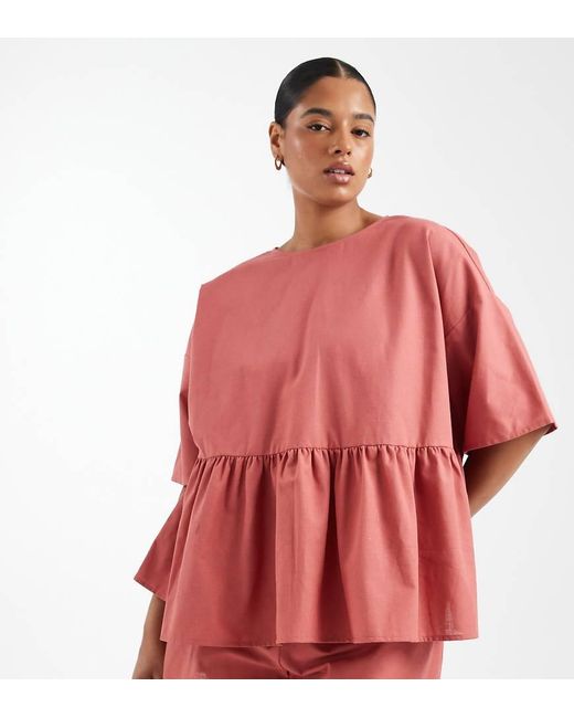 ASOS Asos Design Curve in het Red