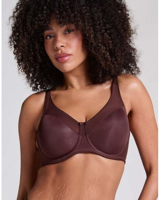 Hunkemöller Brown Nina Non-Padded Underwired Minimizer Bra
