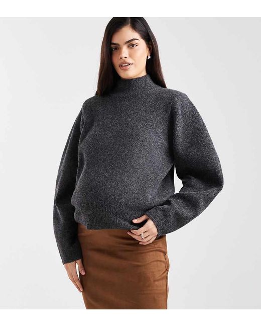 Vero Moda Black Stretch Faux Suede Mini Skirt