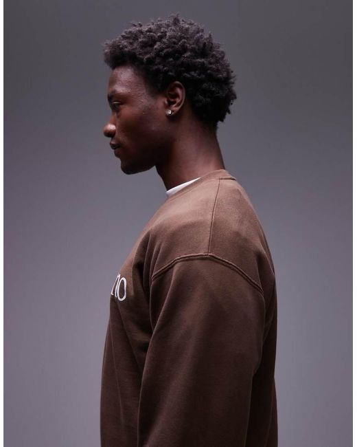 No Problemo Blue Logo Cotton Sweatshirt for men