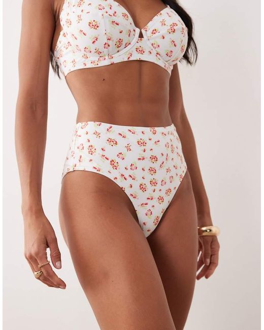 Peek & Beau Brown High Waist Bikini Bottom