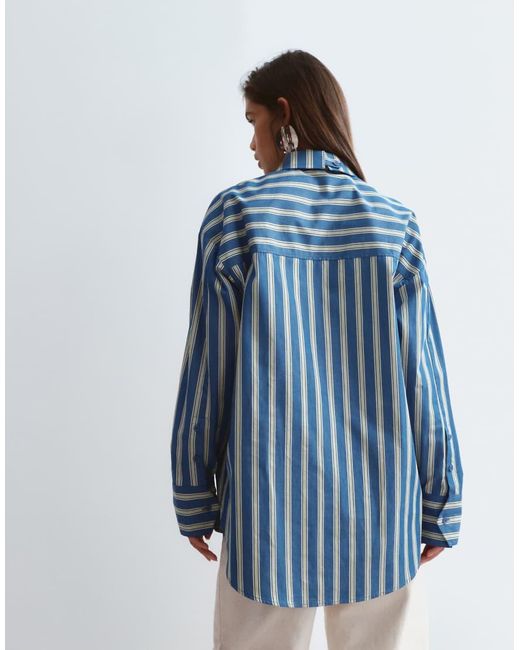 ARRANGE Blue Premium Oversized Shirt