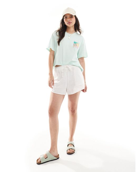 Hello sun - t-shirt Billabong en coloris White