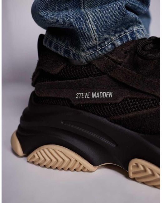 Steve Madden Blue Posess-h Chunky Trainer for men