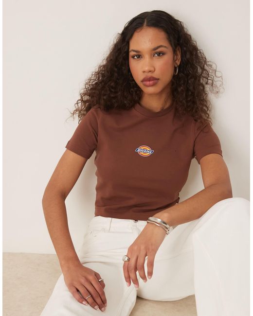 Dickies Brown – maple valley – knapp geschnittenes t-shirt