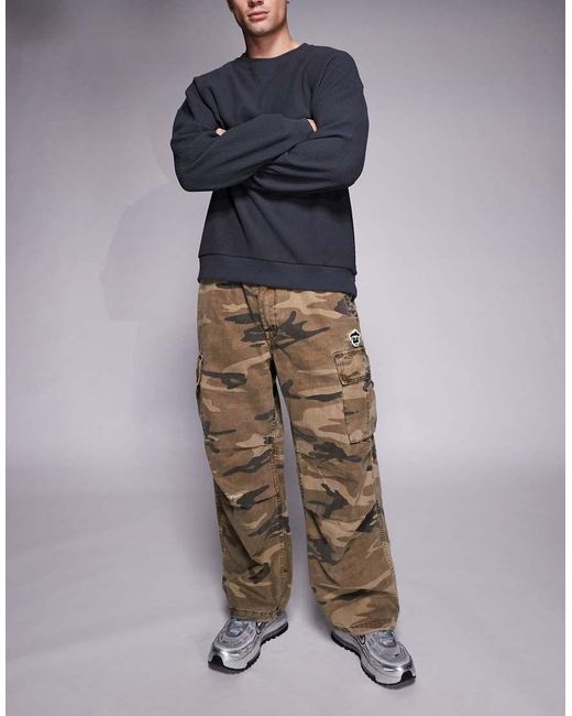 Aape By A Bathing Ape Multicolor Aape By A Bathing Ape Loose Fit Cargo Trousers for men