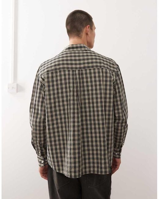 Weekday Multicolor Oversized Shirt for men