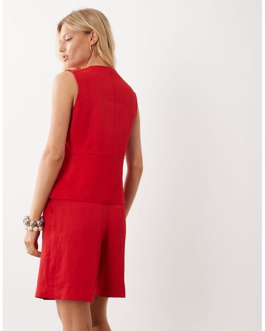 Mango Red Avocado Tailo Bermuda Short Co-ord
